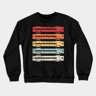 Vintage Retro Model Railroad Crewneck Sweatshirt